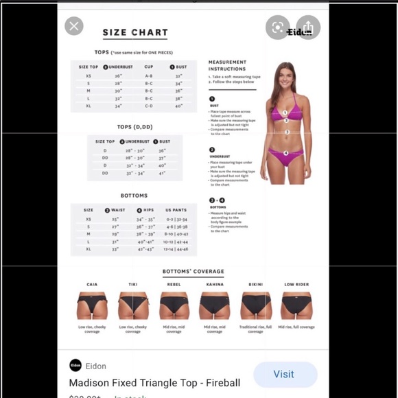 Eidon Surf | Rebel Bikini Bottoms - Picture 9 of 9